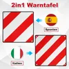 Tabliczka ostrzegawcza Jayseuw – Włochy i Hiszpania, 2 w 1, Podgląd zdjęcia produktu 3