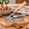 WELLHAUS Nussknacker Hebel Holzsockel verstellbar Walnuss Produktbild-Vorschau 5