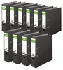 DINOR Ordner 10er Pack 8cm DIN A4 Schwarz Recycling Produktbild-Vorschau 1