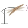 VIDAXL -Parasol mit Stahlpol 246x246x230 cm Braun Produktbild-Vorschau 7