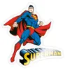 Spreadshirt DC Comics Superman Pose + Schriftzug Sticker Produktbild-Vorschau 1