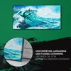 Wanduhr Bürouhr Leinwand Bild 60x30 Malerei Ozean Meer Produktbild-Vorschau 5
