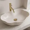 Lavabo Da Appoggio Rea Pearl Warm  Beige Anteprima dell’immagine prodotto 5