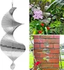Ovales Spiral-Windspiel aus Metall, 360°-Gartenornament, Produktbild-Vorschau 1