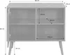 sweeek - Sideboard 1 Tür, 2 Einlegeböden, 80 cm - Produktbild-Vorschau 6
