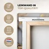 MuchoWow® - Leinwandbilder - Marmor - Schwarz - Gold - Produktbild-Vorschau 3
