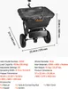 Épandeur VEVOR, capacité de 38,6 kg, épandeur centrifuge, Voir les images du produit 7