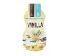 A bottle of vanilla-flavored sauce on a white background. Produktbild-Vorschau