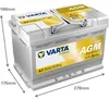 Varta Accu Dynamic AGM, akumulator, 12V, 70Ah, 760A Podgląd zdjęcia produktu 6