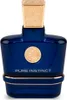 A close-up studio shot of a blue and gold perfume bottle. Voir les images du produit
