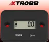 A black digital hour meter with an LCD screen displaying '0.0' and an hourglass icon. The brand name 'XTROBB' is visible at the top. Anteprima dell’immagine prodotto