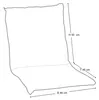 A diagram of a cushion with dimensions indicated. Produktbild-Vorschau