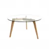 Runder Couchtisch aus Glas - T 80 cm Produktbild-Vorschau 1