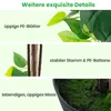 COSTWAY Kunstpflanze 114 cm, künstliche Pflanze Produktbild-Vorschau 5