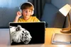 MuchoWow® Laptop Aufkleber Sticker Cover Tiger - Weiß - Produktbild-Vorschau 3