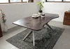 MASSIVMOEBEL24 | Table à manger 160x90 Acacia laqué Gris Voir les images du produit 2