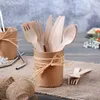 GRÄWE Holzmesser und Gabel mit Serviette, 100-tlg., Produktbild-Vorschau 5