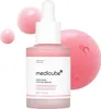A bottle of Medicube PDRN Pink Peptide Serum with pink liquid droplets around it. Voir les images du produit