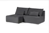 210 cm Ecksofa mit Holzbeine FLUFFY mit Relaxfunktion, mit Produktbild-Vorschau 1