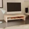 vidaXL Monitorständer 50x24x13 cm Massivholz Kiefer Produktbild-Vorschau 2