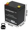 Batteria al piombo Multipower MP 5.4 -12 Pb 12V 5.4Ah Anteprima dell’immagine prodotto 2