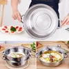 Edelstahl-Kochgeschirr 27 cm/11 Zoll 2-lagiger Dampftopf Produktbild-Vorschau 10