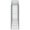 Gabionen mit Hochbogen 18Stk. 200x50x120/140cm Verzinktes Produktbild-Vorschau 5