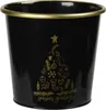 Goldener Weihnachtstopf aus Metall mit weißem Produktbild-Vorschau 7