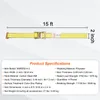 VEVOR 8er-Set Spanngurt 0,05 x 4,6 m Zurrgurt 1995,8 kg Produktbild-Vorschau 7