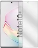 A screen protector is shown next to a smartphone. Produktbild-Vorschau
