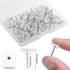 150 Stück Transparente Reißzwecken, Mit 16mm Kopf Flache Produktbild-Vorschau 2