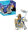 A Playmobil knight set in its packaging and a separate display of the assembled toy. Podgląd zdjęcia produktu