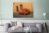 MuchoWow® Poster Roter Oldtimer zum Bauen 120x90 cm - Produktbild-Vorschau 5