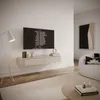 Selsey Luvio Slim - Pannello TV sospeso, grigio cashmere, Anteprima dell’immagine prodotto 3