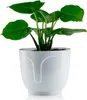 HowHomely Blumentopf Zoe 16 cm Höhe, Pflanzkübel, Weiß Produktbild-Vorschau 1