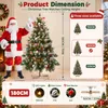 ACXIN Kunstkerstboom met sneeuwlook, geïntegreerde Productafbeelding-voorbeeld 2