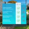 NYVI Polyrattan Sichtschutzstreifen Privafence Anthrazit Produktbild-Vorschau 6