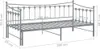 vidaXL Rozkladacia pohovka Grey Metal 90x200 cm Náhľad obrázku produktu 8