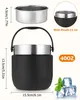 Thermobehälter für Essen 1200ml, Thermoschüssel mit Deckel Produktbild-Vorschau 5