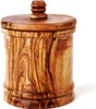 Gewürzdose aus Olivenholz mit Deckel 12 cm Produktbild-Vorschau 2