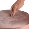 pouf Sarina di tectake® con vano portaoggetti in look Anteprima dell’immagine prodotto 14