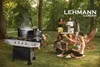 Mocny grill gazowy LEHMANN OHIO 4+1  żeliwny ruszt Podgląd zdjęcia produktu 3