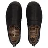 A top-down view of a pair of black slip-on shoes. Produktbild-Vorschau