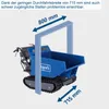 Scheppach DP6600 Benzin Ketten Dumper | 500kg Zuladung | Produktbild-Vorschau 6