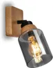 Spot, avec bois, verre fum , 1xE27/max.10W Voir les images du produit 7