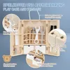 Joyz Werkzeugkasten für Kinder, 21x30x8 cm, Natur, aus Produktbild-Vorschau 3