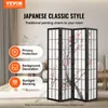 A Japanese-style room divider with a cherry blossom design, shown in a living room setting with text overlays highlighting its features. Anteprima dell’immagine prodotto