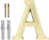 KOTARBAU® Buchstabe A aus Messing 10 cm für Häuser, Produktbild-Vorschau 1