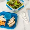 Pojemnik Śniadaniowy Plastikowy Śniadaniówka Lunch Box 1.6 Podgląd zdjęcia produktu 6