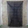 Baumwolltuch - Pareo - Sarong - Sterne - schwarz-grau Produktbild-Vorschau 4